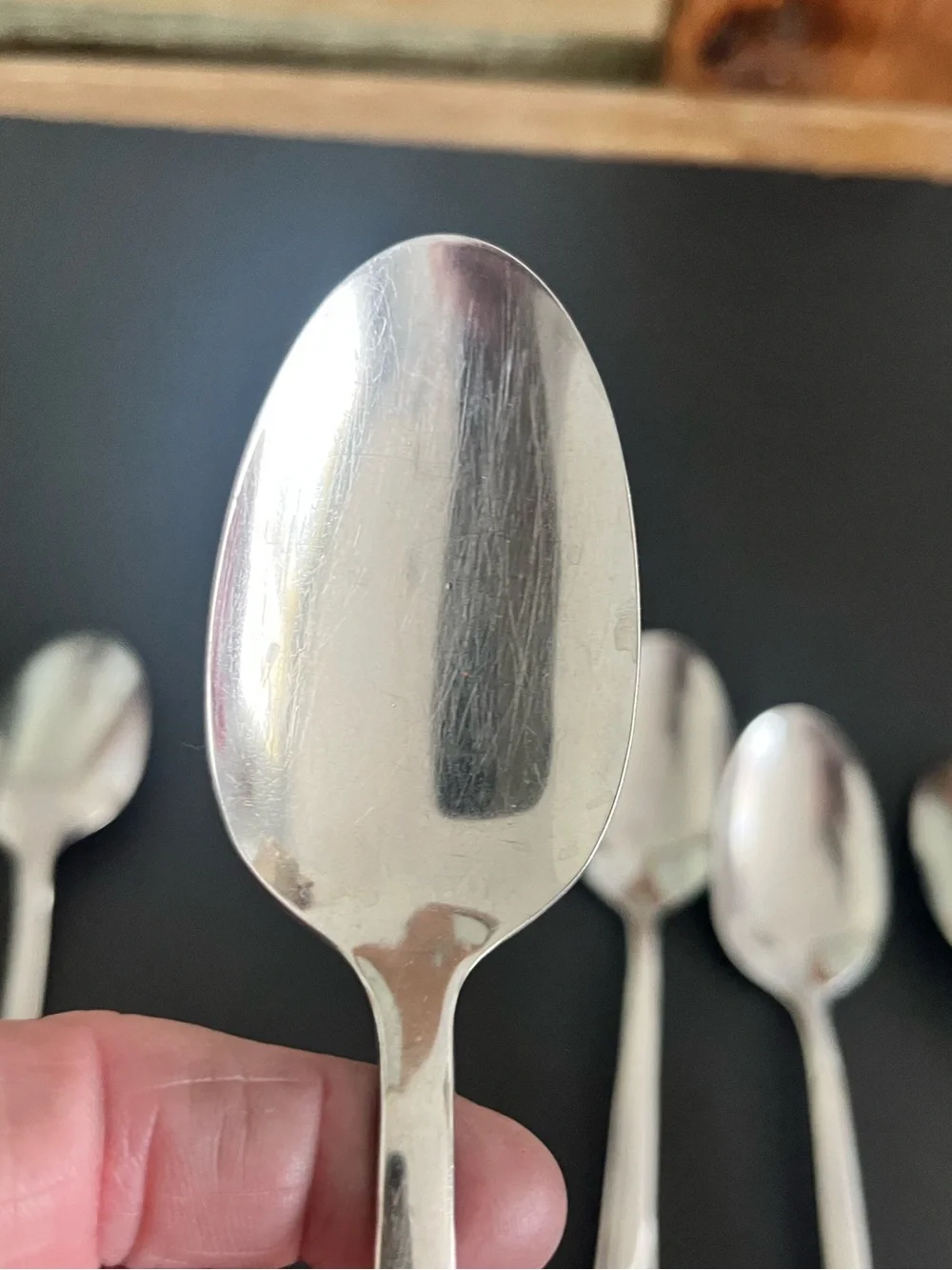 Stainless Steel Silver Teaspoon Set - 6 Pack